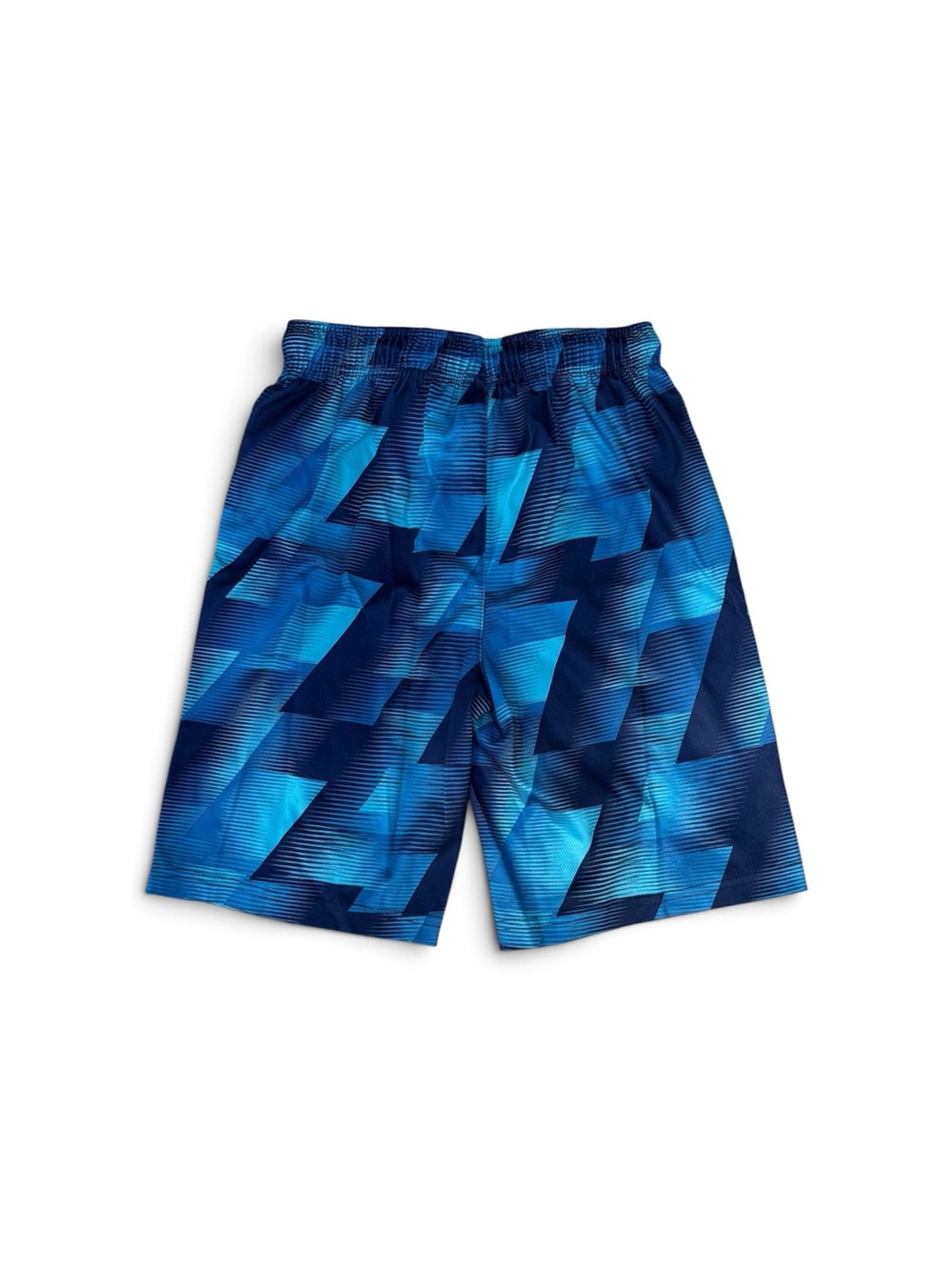 Place Sport Kids Blue Geometric Active Shorts